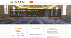 Desktop Screenshot of imaamcenter.org